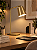 (Latão - Especiais) Luminária Mesa Golden Art M760LT Brida Base Retangulare Lâmpada E27 60cm - Imagem 2