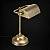 (Latão - Especiais) Luminária de Mesa Golden Art Calha 15 Reta em Latão com Lâmpada E27 30cm M040LT - Imagem 2