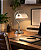 (Latão - Especiais) Luminária de Mesa Golden Art Calha Curva em Latão com Lâmpada E27 35cm M036LT - Imagem 3