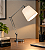 (Latão - Especiais) Luminária de Mesa Golden Art Rebecca Articulada  Cúpula Tecido 60cm M730LT - Imagem 2