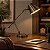 (Latão - Especiais) Luminária Mesa Golden Art Tamy M785LT Articulada com Base Redonda em Lâmpada G9 Altura Média 40cm - Imagem 2