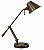 (Latão - Especiais) Luminária Mesa Golden Art Tamy M785LT Articulada com Base Redonda em Lâmpada G9 Altura Média 40cm - Imagem 1