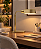(Latão - Especiais) Luminária de Mesa Golden Art Vittoria Telescópica em Latão com Base Retangular e Lâmpada E27 Altura Ajustável 40–46cm M205LT - Imagem 4