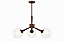 (Pintura) Lustre KOLL com 3 Soquetes G9 e Acabamento em – Golden Art T2805-3PI - Imagem 2