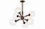 (Pintura) Lustre KOLL com 6 Soquetes G9 Golden Art T2805-6PI - Imagem 2