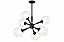 (Pintura) Lustre KOLL com 6 Soquetes G9 Golden Art T2805-6PI - Imagem 1