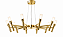 (Latão - Especiais) Lustre Montana 12 Braços Golden Art T1072-12LT Ø 80cm G9 – Decorativa - Imagem 1