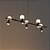 Lustre PIVÔ Linear em Latão com 5 Bolas de Vidro e Spots – Golden Art Iluminação T9900-5LT - Imagem 2