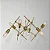 Lustre Space 6 Ø 62cm com 6 Soquetes E27 em Pintura – Golden Art Iluminação Decorativa T1560-6PI - Imagem 1