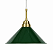 (Latão - Especiais) Pendente BILHAR Golden Art T140-1LT – Design Sofisticado - Imagem 1