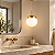 (Latão - Especiais) Pendente BOLA OPALINA Ø 25 cm Golden Art T755-25LT – Design Sofisticado - Imagem 2