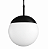 (Pintura) Pendente BOLA OPALINA Ø 25 cm Golden Art T755-25PI – Design Moderno - Imagem 3