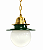 (Latão) Pendente COLONIAL Golden Art T261-15LT Bola de Vidro Ø 15 cm em – - Imagem 2