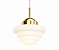(Latão - Especiais) Pendente ESCADA Ø23cm Golden Art T933-23LT – Design Elegante - Imagem 1
