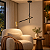 Pendente Grayce com 1 Braço e 1 Soquete GU10 em Pintura – Golden Art Iluminação Decorativa T2160-1PI - Imagem 2