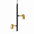 Pendente Grayce Vertical com 2 Focos e 2 Soquetes GU10 em Pintura – Golden Art Iluminação Decorativa T2160V-2PI - Imagem 1