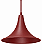 Pendente MISTT Ø 35 cm Golden Art T900-35PI Pintura – Design Moderno - Imagem 2