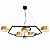 Pendente NELL Losango com 6 Focos LED 6W e Braços Giratórios – Golden Art Iluminação T8807-6PI - Imagem 1