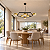 Pendente NELL Losango com 6 Focos LED 6W e Braços Giratórios – Golden Art Iluminação T8807-6PI - Imagem 2