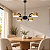 Pendente NELL Redondo com 4 Focos LED 6W e Braços Giratórios – Golden Art Iluminação T8801-4PI - Imagem 2