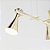 Pendente Picasso Linear 125cm com 5 Cones e Soquetes E27 em Pintura – Golden Art Iluminação Decorativa T1071-5PI - Imagem 6