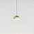 (Pintura) Pendente SFERA Ø 20cm Golden Art T800-20PI com Cúpula em Alumínio – - Imagem 9