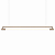 (Pintura) Pendente Slim para Tubo LED 120cm em – Golden Art Iluminação Decorativa T1900-120PI - Imagem 2