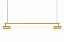 (Latão - Especiais) Pendente Slim para Tubo LED 60cm – Golden Art Iluminação Decorativa T1900-60LT - Imagem 3