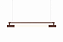 (Pintura) Pendente Slim para Tubo LED 60cm em – Golden Art Iluminação Decorativa T1900-60PI - Imagem 1