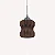 Pendente SOLLY com Vidro Café e 1 Soquete G9 – Golden Art Iluminação T10048CF - Imagem 3