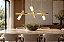 (Latão – Especiais) Pendente TAQ de Teto 80cm Golden Art T2422-3LT com 3 Focos GU10 - Imagem 2
