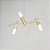 Pendente TAQ de Teto 80cm com 3 Focos GU10 em Latão – Golden Art T2422-3LT - Imagem 8
