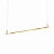 (Latão - Especiais) Pendente TIZZO Tubular 150cm LED Integrado – Golden Art Iluminação T7815LT - Imagem 1
