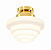 (Latão - Especiais) Plafon ESCADA Ø23 cm Golden Art T933P-23LT – Design Elegante - Imagem 1