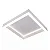 Plafon Dobby LED 30x30cm – LED Integrado 56W 3000K | Usina Design Iluminação 19680-30LED3 - Imagem 2