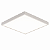 Plafon Mold LED 27x27cm – LED Integrado 24W 4000K | Usina Design Iluminação 19710-27LED4 - Imagem 1