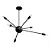 Pendente Sideral LED Ø73cm – LED Integrado 30W 3000K | Usina Design Iluminação 19720-6LED3 - Imagem 1