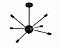 Pendente Sideral LED Ø73cm – LED Integrado 30W 4000K | Usina Design Iluminação 19720-6LED4 - Imagem 1