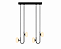 Pendente Ares LED 32cm – LED Integrado 20W 4000K | Usina Design Iluminação 19755-4LED4 - Imagem 1