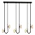Pendente Ares LED 94cm – LED Integrado 30W 3000K | Usina Design Iluminação 19755-6LED3 - Imagem 1