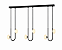 Pendente Ares LED 94cm – LED Integrado 30W 4000K | Usina Design Iluminação 19755-6LED4 - Imagem 1