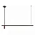 Pendente Let LED Haste Fixa 1 Foco 119,6cm – LED Integrado 32W 3000K | Usina Design Iluminação 19770-1200LED3 - Imagem 1