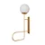 Arandela Trombone Globo Ø14cm E27 | Usina Design Iluminação 25020-14 - Imagem 1