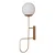 Arandela Trombone Globo Ø20cm E27 | Usina Design Iluminação 25020-20 - Imagem 2