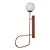 Arandela Trombone Globo Ø20cm E27 | Usina Design Iluminação 25021-20 - Imagem 1