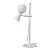 Abajur Dirham 1xG9 + 1xMR16 | Usina Design Iluminação 25057-1 - Imagem 1