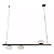 Pendente Aivi LED 21W 4000K 750mm Design Moderno 19751-75LED4 - Imagem 1
