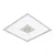 Embutido Magnum Quadrado 4x E27 + 1x MR16 500mm Design Moderno 3602-50 - Imagem 1
