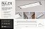 Embutido Ruler Usina Design Retangular 2x T8 LED 120cm 3710-130F - Imagem 2