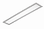 Embutido Ruler Usina Design Retangular 4x T8 LED 60cm 3715-65F - Imagem 1